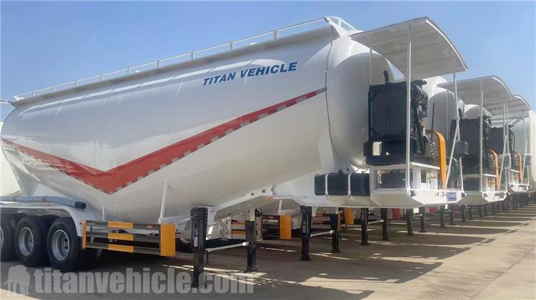 Tri Axle 50 Ton Bulker Cement Tanker Trailer for Sale in Zimbabwe