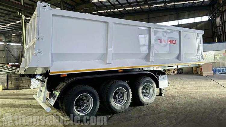 U Shape 30CBM Dump Semi Trailer for Sale In Congo