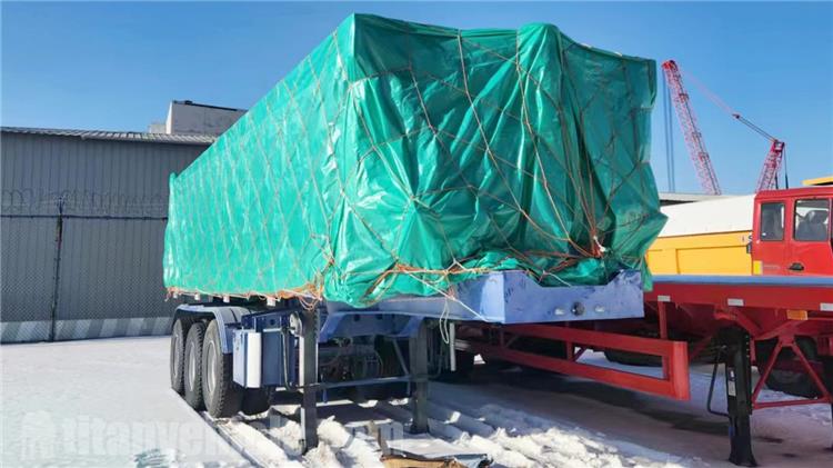 Tri Axle 30CBM Dump Semi Trailer for Sale In Dominican