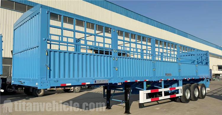 Tri Axle 80 Ton Fence Semi Trailer for Sale In Tanzania