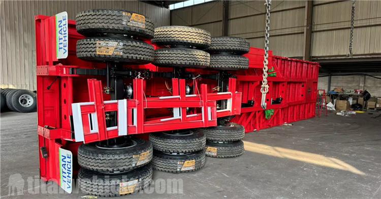 Tri Axle 40ft Semi Flat Trailer 40 Tons for Sale In Angola