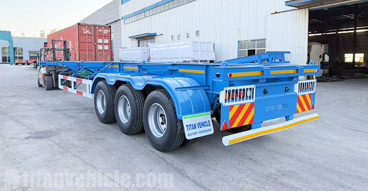 Tri Axle Container Chassis Trailer for Sale in Jamaica