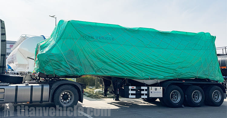 Tri Axle Dry Bulk Trailer for Sale in Cameroon