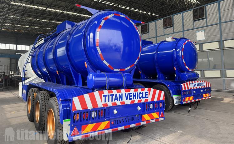 Chemical Acid Tanker Trailer for Sale in Zambia