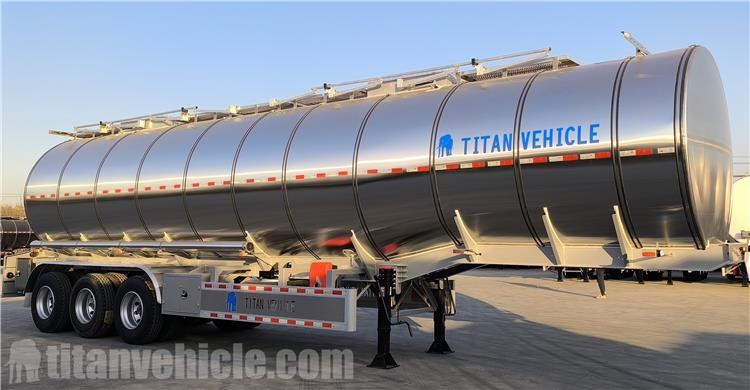 Tri Axle Stainless Steel Tanker Trailer for Sale In United Arab Emirates