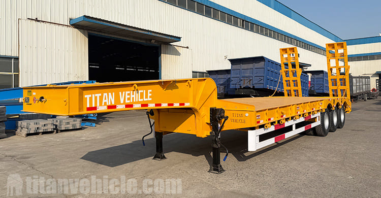 Tri Axle Low Loader Trailer for Sale in Ghana