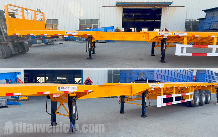 3 Axle Extendable Flatbed Trailer for Sale in Angola