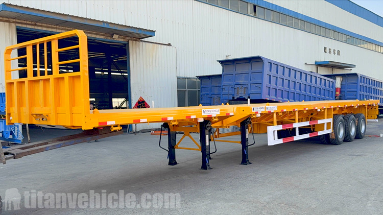 3 Axle Extendable Flatbed Trailer for Sale in Angola