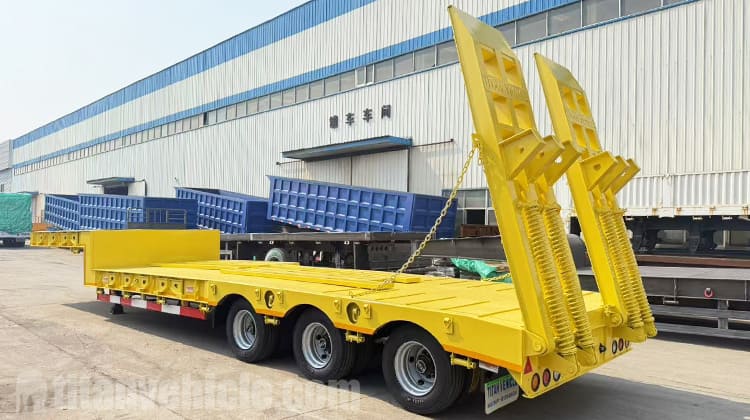 Tri Axle Low Low Bed Trailer Manufacturers for Sale in Philippines