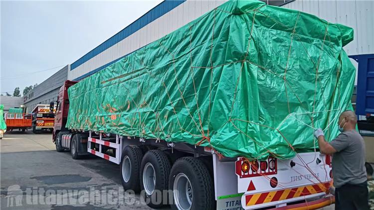 Tri Axle Flat Deck Trailer for Sale In Barbados