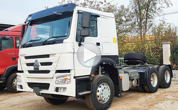 sinotruk howo tractor truck 380 hp will be sent to burkina faso