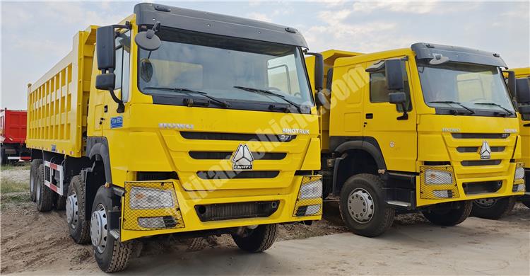 Second Hand Howo Dump Truck 8x4 for Sale In Ghana