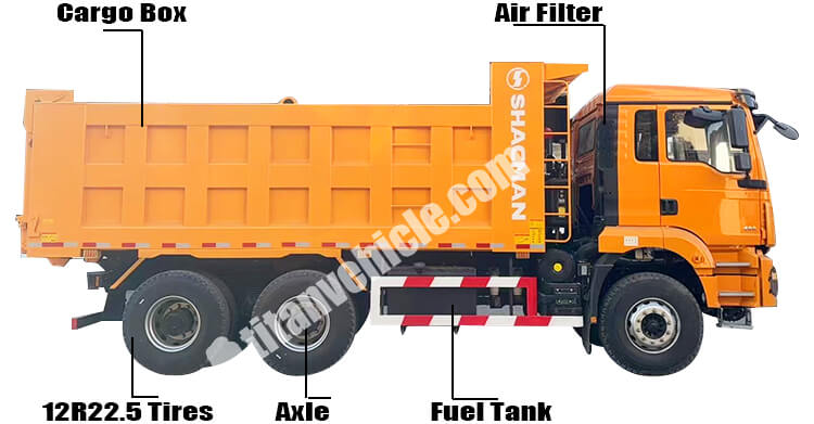 Shacman H3000 Dump Truck for Sale in Mauritius