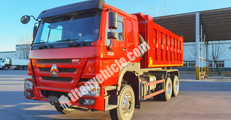 Sinotruk Howo 6x4 Dump Truck for Sale in Zambia
