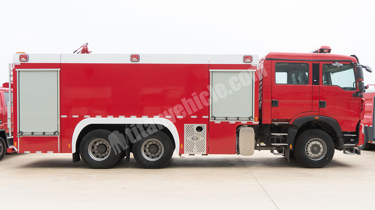 Used Sinotruk Howo 6x4 Fire Rescue Trucks for Sale in Chile