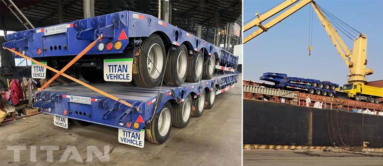 Low Bed Trailer Price Semi Low Bed Trailer for Sale Manufacturers