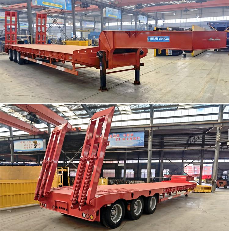 Low Bed Trailer Price Semi Low Bed Trailer for Sale Manufacturers