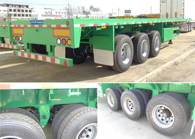 Tri Axle Trailer Price Tri Axle Flatbed Trailer for Sale in Harare