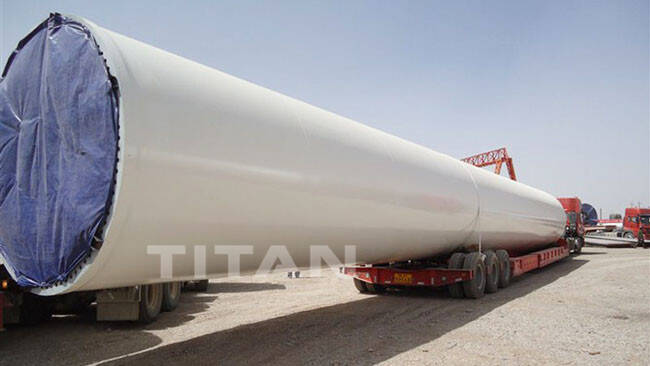 Wind Turbine Tower Transport&nbsp;Trailer