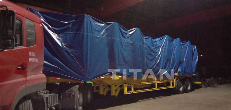 Container trailer truck trailer