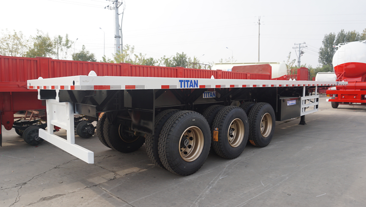 China Tri Axle Flatbed Trailer for Sale - Tongya Vehicle