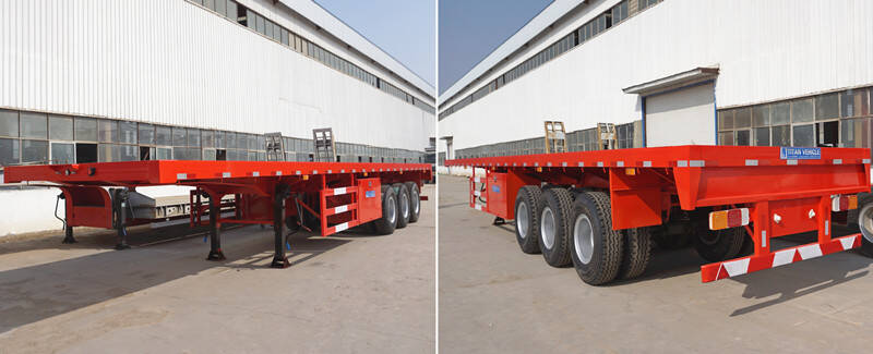 China 40ft Container Flatbed Truck Trailer for Sale - Tongya Vehicle
