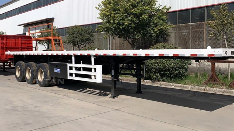 40 Foot Flatbed Container Trailer for Sale - Tongya Vehicle