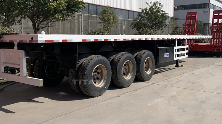 40 Foot Flatbed Container Trailer for Sale - Tongya Vehicle