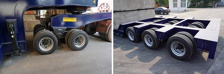 Lowbed Truck for Sale with Dolly Trailer