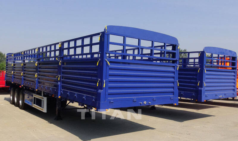 50 Ton Fence Cargo Truck Semi Trailer for Sale - Tongya Vehicle