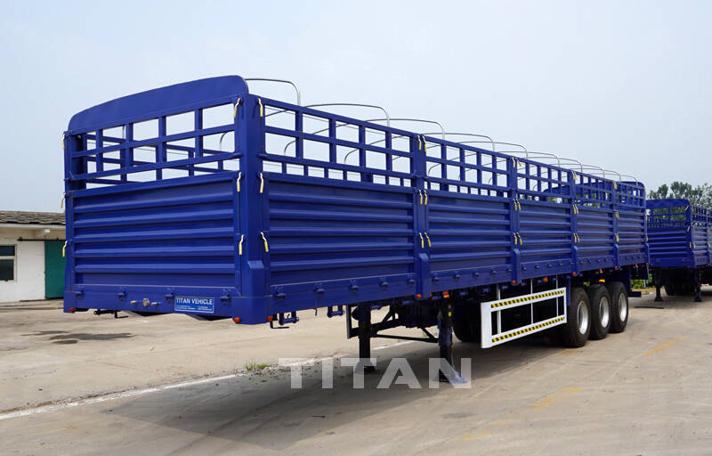 50 Ton Fence Cargo Truck Semi Trailer for Sale - Tongya Vehicle