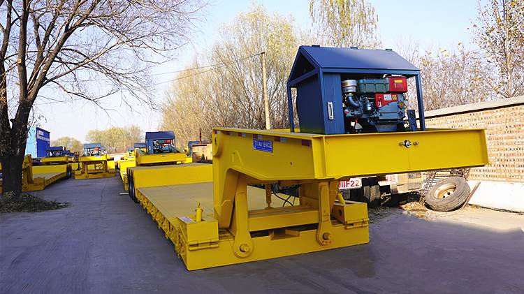 60ton Lowboy Gooseneck Trailer for Sale in Nigeria