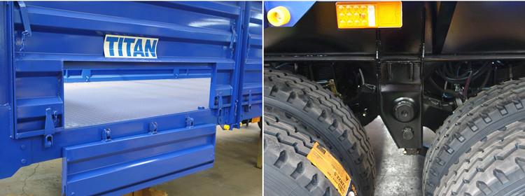 Side Wall Semi Trailer for Grain Transport - Tongya Vehicle