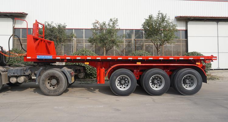 Tri Axle Container Tipper Trailer for Sale in Rwanda Kigali