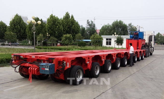 Hydraulic Axle Modular Trailer for Sale - Tongya Vehicle