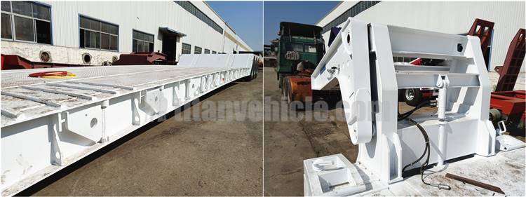 60Ton Lowboy Gooseneck Trailer for Sale in Burundi