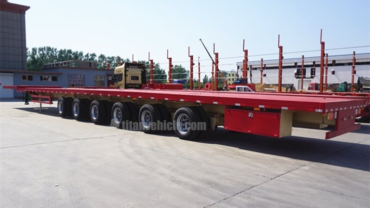 6 Axle Wind Turbine Blade Transport Trailer for Sale in Da Nang Vietnam