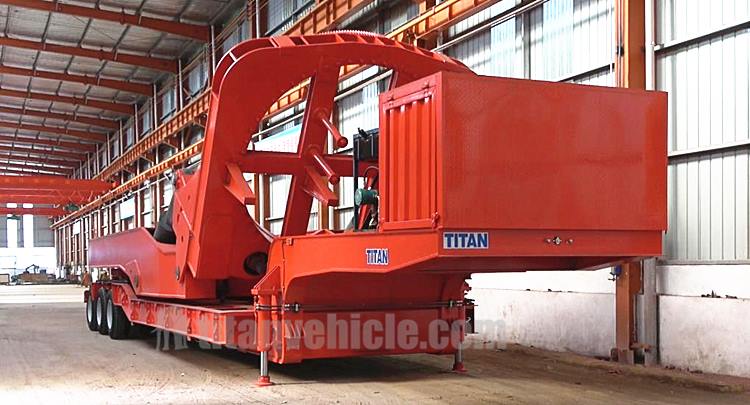 Wind Turbine Transport Vehicles Trailer for Sale in Qui Nhon Vietnam