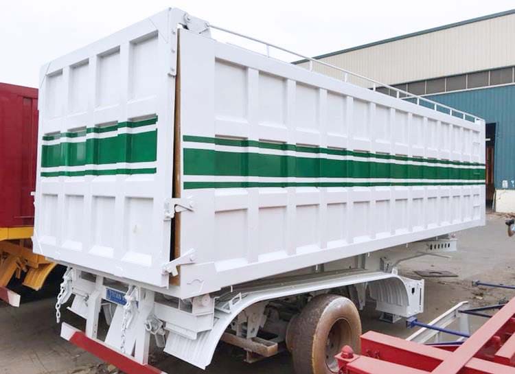 Tri Axles 30T Container Dump Trailer
