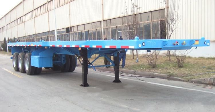 Tri Axle Flat Deck Semi Trailer for Sale in Nigeria