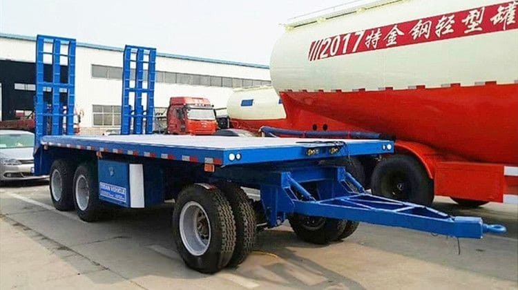 Tongya Drawbar Tractor Low Loader Trailer for Sale