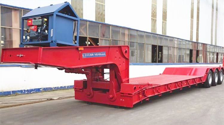 50 Ton Detachable Neck Lowboy Trailer for Sale in Nigeria