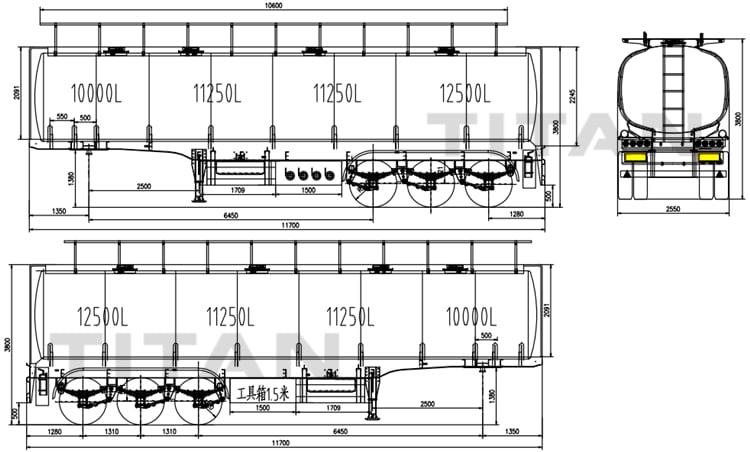 Fuel Tanker Trailer for Sale In Nigeria | Fuel Tanker Prices | Heavy Fuel Tanker Semi Trailer for Sale