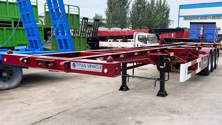 40 Foot Container Chassis Price | New Tri Axle Intermodal Container Chassis for Sale