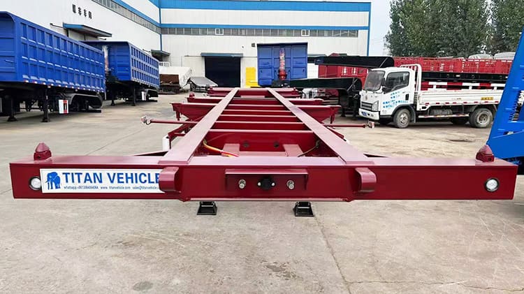 40 Foot Container Chassis Price | New Tri Axle Intermodal Container Chassis for Sale