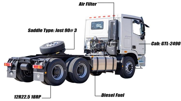 Foton Auman GTL Truck Tractor Trailer Price for Sale In Zimbabwe