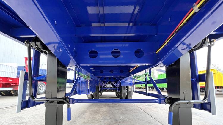 Triple Axle Flat Bed Semi Trailer 40 Foot
