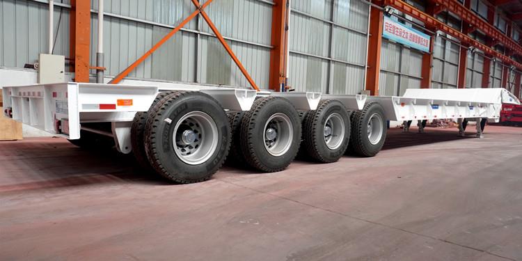 Folding Gooseneck 100 Ton Lowboy Trailer for Sale