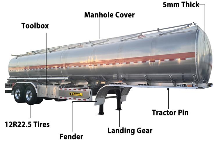 Henred Fruehauf Aluminum Tank Trailers for Sale In Zimbabwe - Henred Fruehauf Harare
