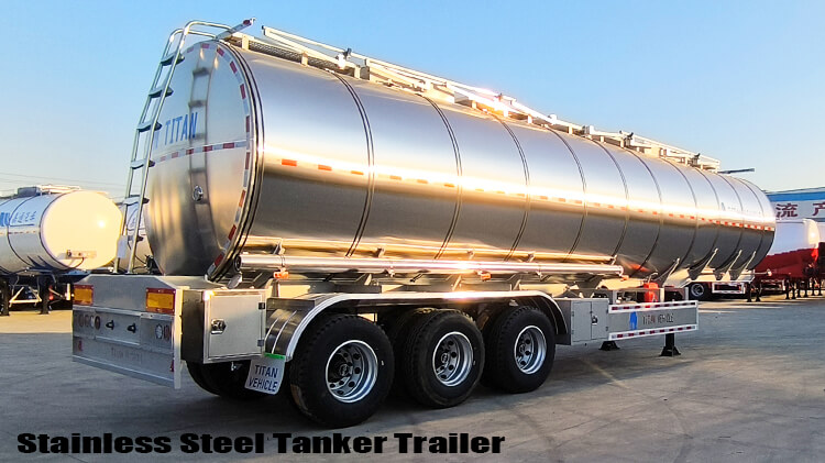 3 Axle Stainless Steel Petrol Tanker Trailer for Sale Price in Tanzania